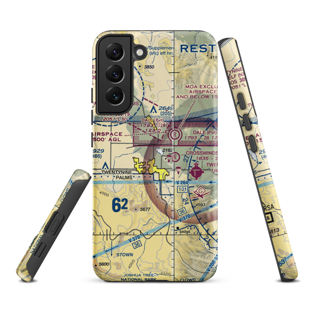 Cones Field (2CA2) VFR Sectional Samsung Phone Case Samsung Galaxy S22 Plus model shown