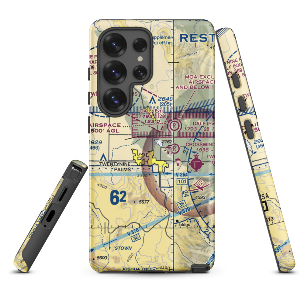 Cones Field (2CA2) VFR Sectional Samsung Phone Case Samsung Galaxy S25 Ultra model shown