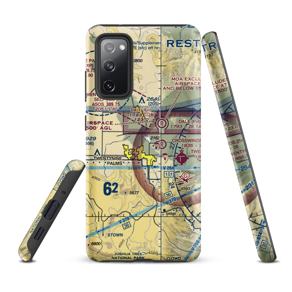 Cones Field (2CA2) VFR Sectional Samsung Phone Case Samsung Galaxy S20 FE model shown