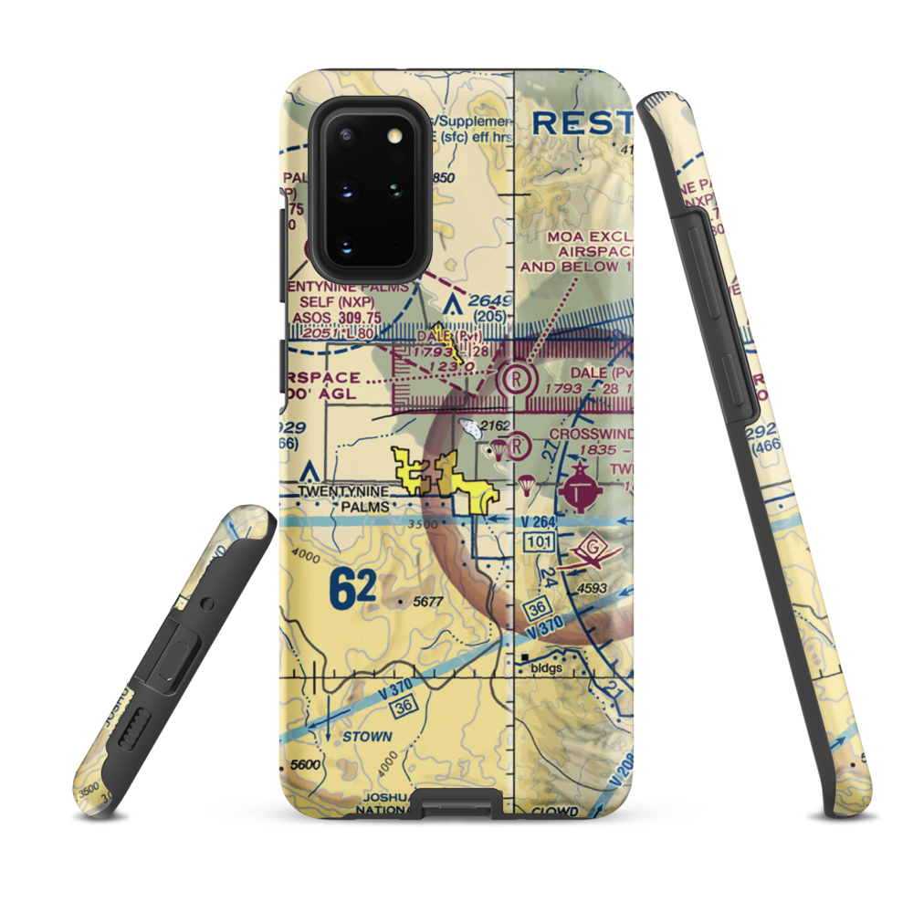 Cones Field (2CA2) VFR Sectional Samsung Phone Case Samsung Galaxy S20 Plus model shown