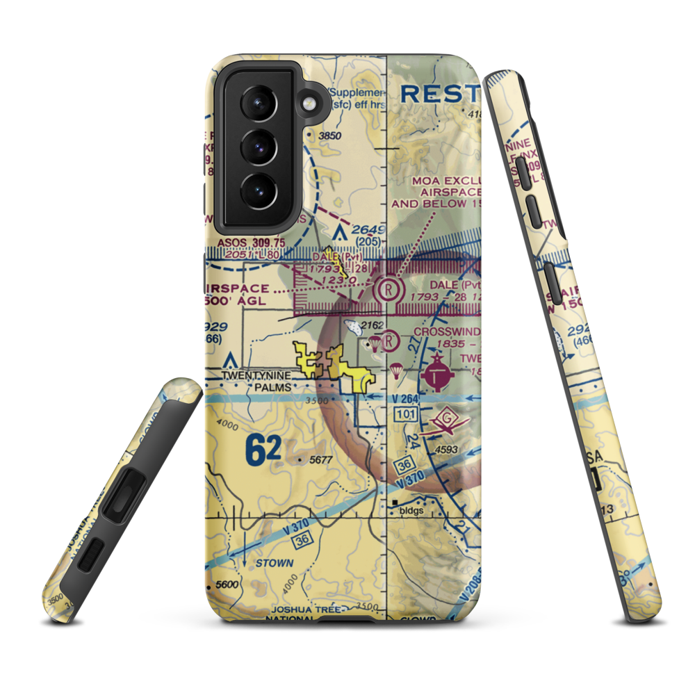 Cones Field (2CA2) VFR Sectional Samsung Phone Case Samsung Galaxy S21 Plus model shown