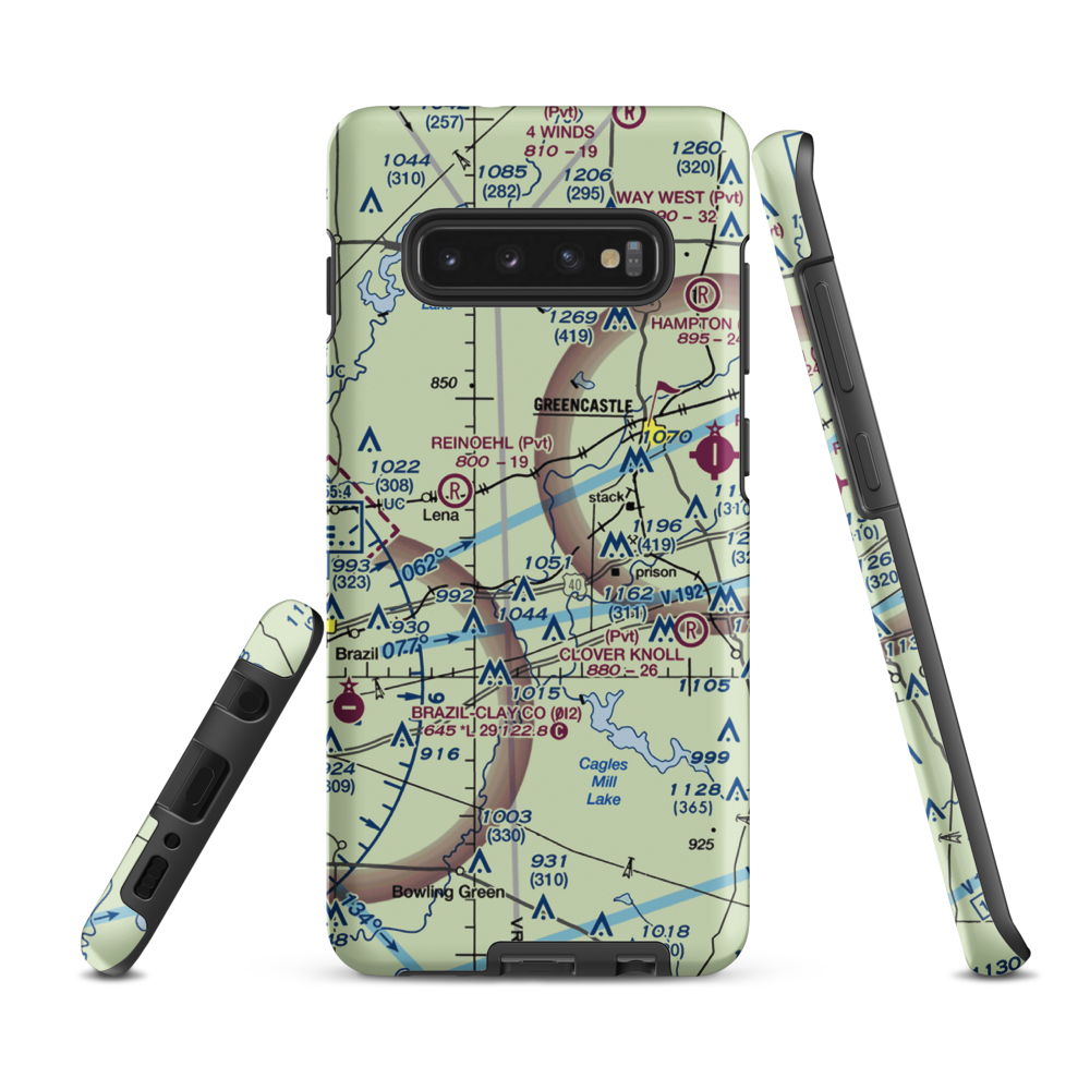 Cooper Field (99II) VFR Sectional Samsung Phone Case Samsung Galaxy S10 Plus model shown