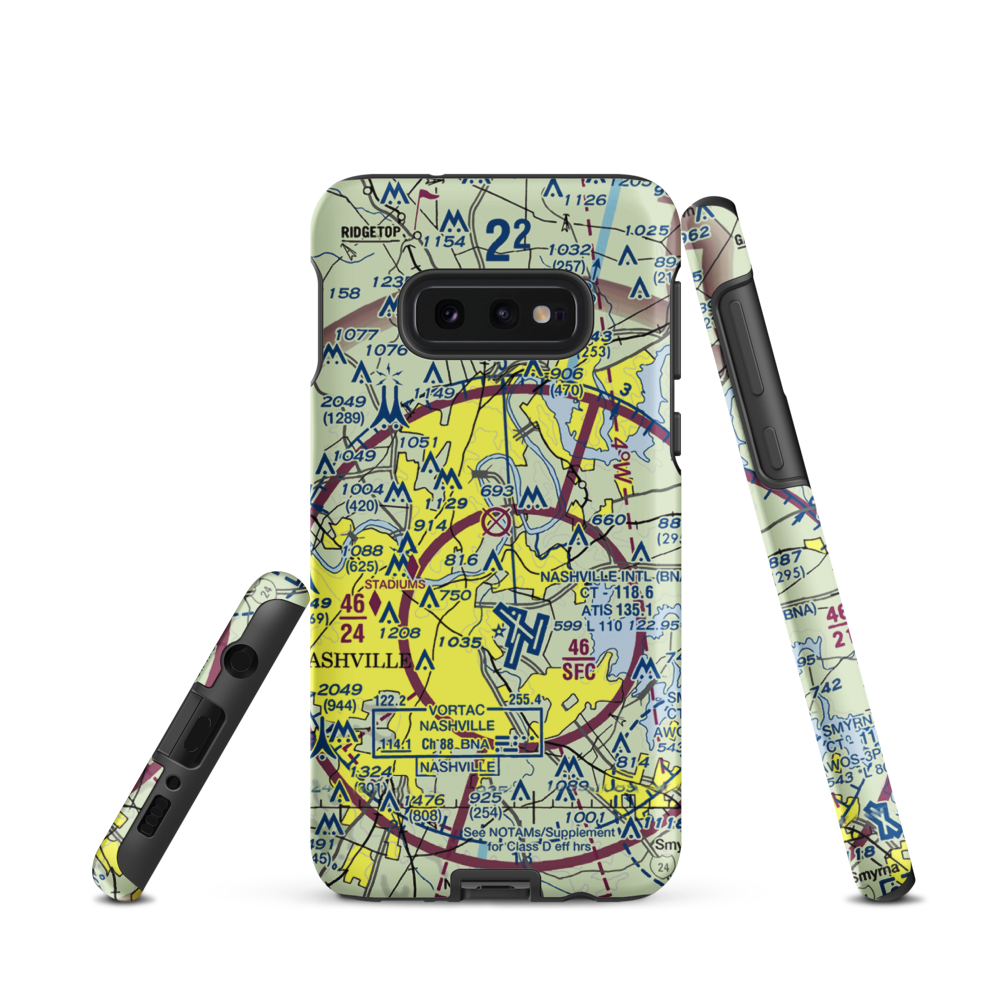 Cornelia Fort Airpark (M88) VFR Sectional Samsung Phone Case Samsung Galaxy S10e model shown