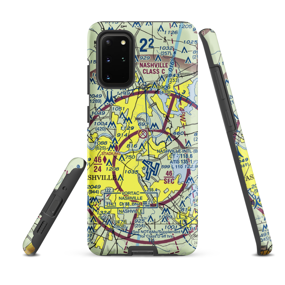 Cornelia Fort Airpark (M88) VFR Sectional Samsung Phone Case Samsung Galaxy S20 Plus model shown