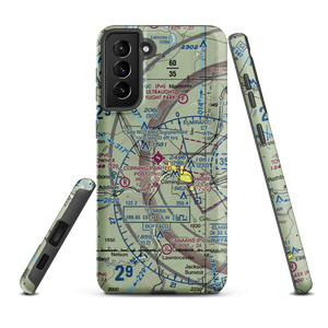 Corning Painted Post Airport (7N1) VFR Sectional Samsung Phone Case