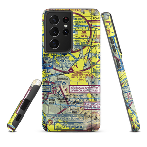 Corona Municipal Airport (AJO) VFR Sectional Samsung Phone Case