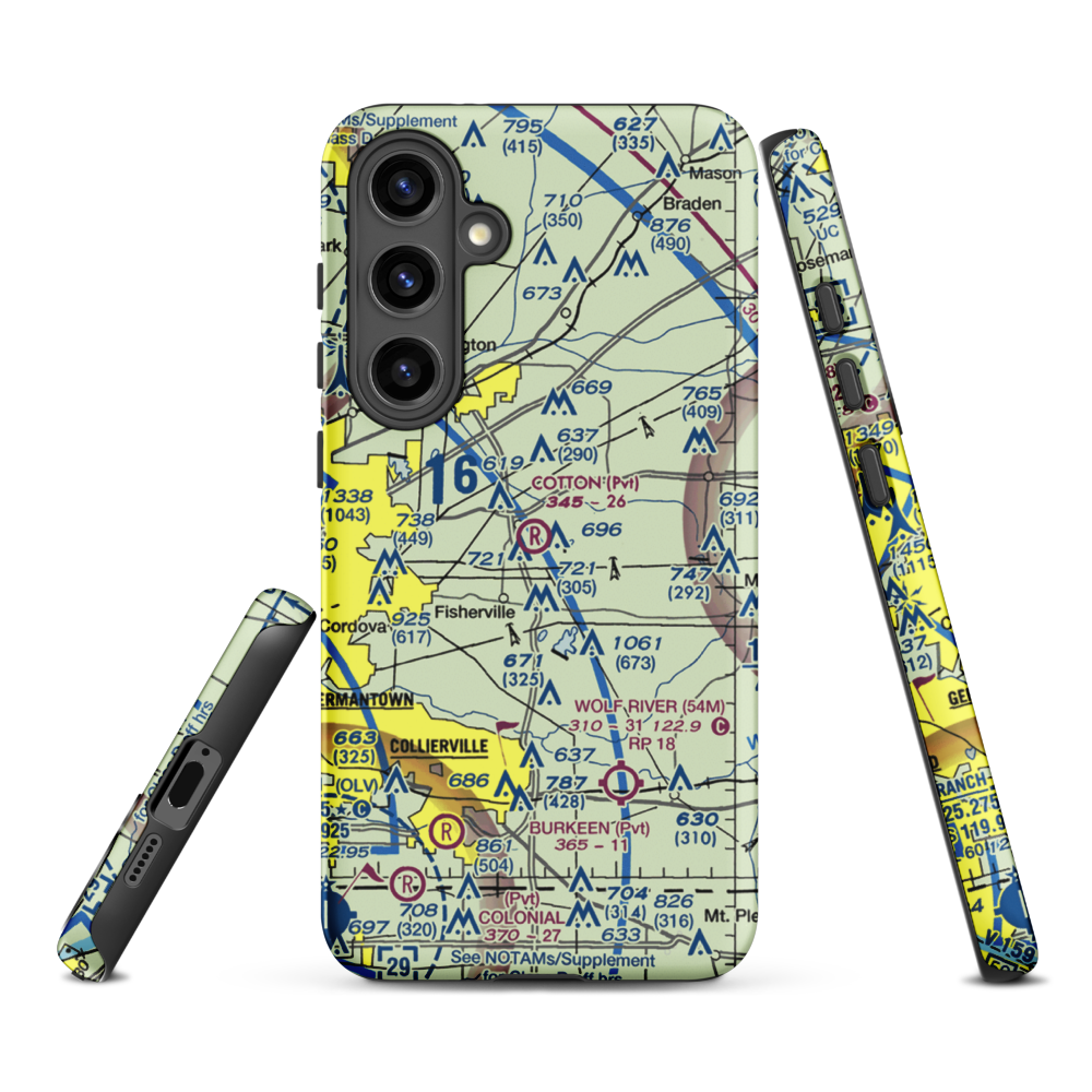 Cotton Field (4TN4) VFR Sectional Samsung Phone Case Samsung Galaxy S24 Plus model shown