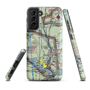 Cougar Flat Airstrip (WN24) VFR Sectional Samsung Phone Case