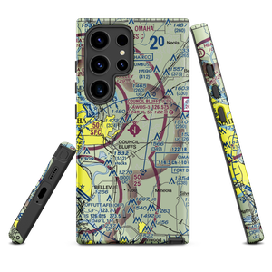 Council Bluffs Municipal Airport (CBF) VFR Sectional Samsung Phone Case