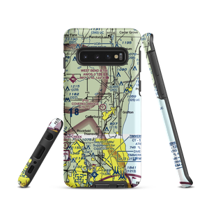 Covered Bridge Fields Airport (1WN2) VFR Sectional Samsung Phone Case