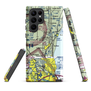 Covered Bridge Fields Airport (1WN2) VFR Sectional Samsung Phone Case