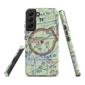 Cpt Ben Smith Airfield - Monroe City Airport (K52) VFR Sectional Samsung Phone Case