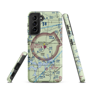 Cpt Ben Smith Airfield - Monroe City Airport (K52) VFR Sectional Samsung Phone Case