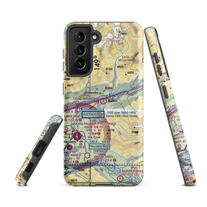 Crag Mountain Airport (52AK) VFR Sectional Samsung Phone Case