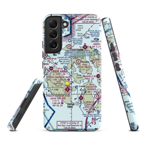 Crane Island Airstrip (CKR) VFR Sectional Samsung Phone Case