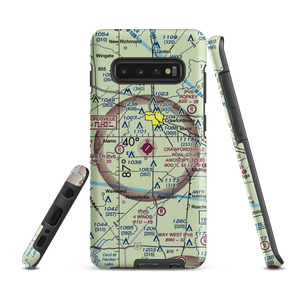 Crawfordsville Regional Airport (CFJ) VFR Sectional Samsung Phone Case