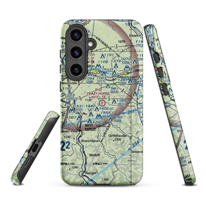 Crazy Horse Airport (12WV) VFR Sectional Samsung Phone Case