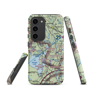 Crescent Lake Seaplane Base (ME01) VFR Sectional Samsung Phone Case