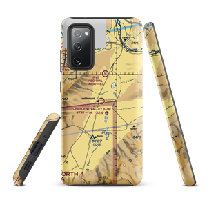 Crescent Valley Airport (U74) VFR Sectional Samsung Phone Case