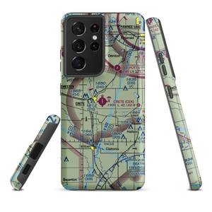 Crete Municipal Airport (CEK) VFR Sectional Samsung Phone Case