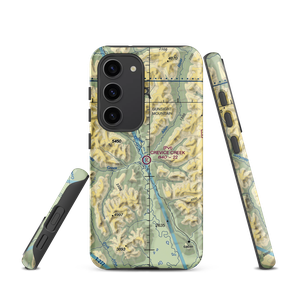 Crevice Creek Airport (1AK1) VFR Sectional Samsung Phone Case