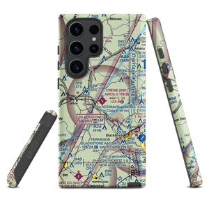 Crewe Municipal Airport (W81) VFR Sectional Samsung Phone Case