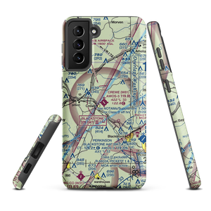 Crewe Municipal Airport (W81) VFR Sectional Samsung Phone Case