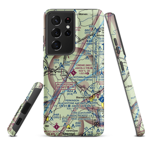 Crewe Municipal Airport (W81) VFR Sectional Samsung Phone Case