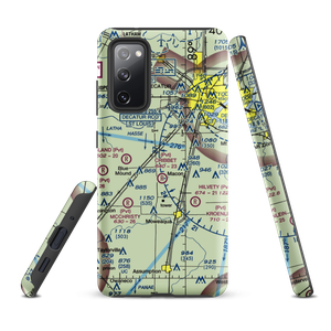 Cribbet Airport (1IS3) VFR Sectional Samsung Phone Case