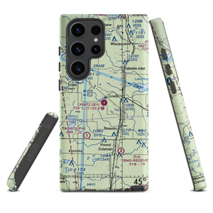 Crivitz Municipal Airport (3D1) VFR Sectional Samsung Phone Case