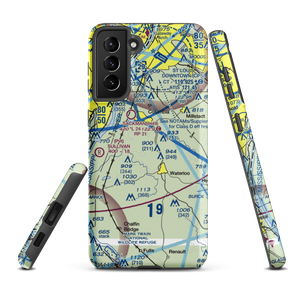 Crook Restricted Landing Area (IL18) VFR Sectional Samsung Phone Case