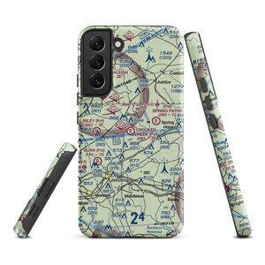 Crooked Creek Airport (7NC5) VFR Sectional Samsung Phone Case