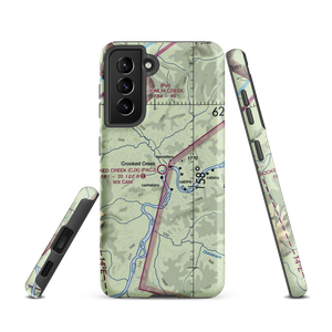 Crooked Creek Airport (CJX) VFR Sectional Samsung Phone Case