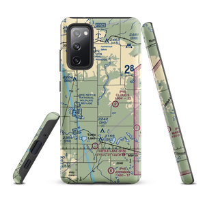 Crooked Lake Airstrip (20ND) VFR Sectional Samsung Phone Case