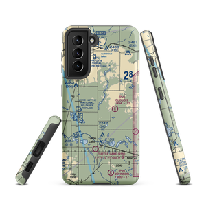 Crooked Lake Airstrip (20ND) VFR Sectional Samsung Phone Case