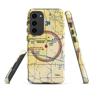 Crosbyton Municipal Airport (8F3) VFR Sectional Samsung Phone Case