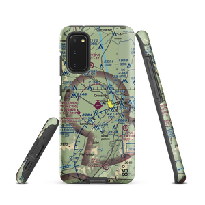 Crossville Memorial Whitson Field (CSV) VFR Sectional Samsung Phone Case