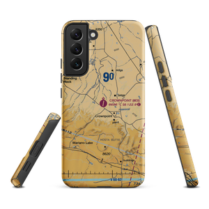 Crownpoint Airport (0E8) VFR Sectional Samsung Phone Case