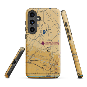 Crownpoint Airport (0E8) VFR Sectional Samsung Phone Case