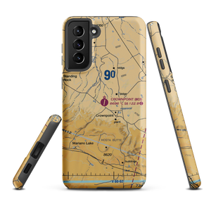 Crownpoint Airport (0E8) VFR Sectional Samsung Phone Case