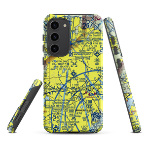 Crystal Airport (MIC) VFR Sectional Samsung Phone Case