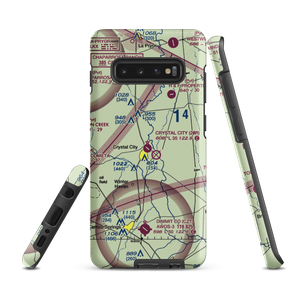 Crystal City Municipal Airport (20R) VFR Sectional Samsung Phone Case