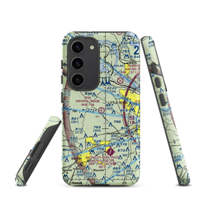 Crystal Ridge Airport (3AR6) VFR Sectional Samsung Phone Case