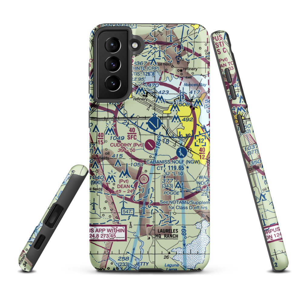 Cuddihy Field (07TE) VFR Sectional Samsung Phone Case Samsung Galaxy S21 FE model shown
