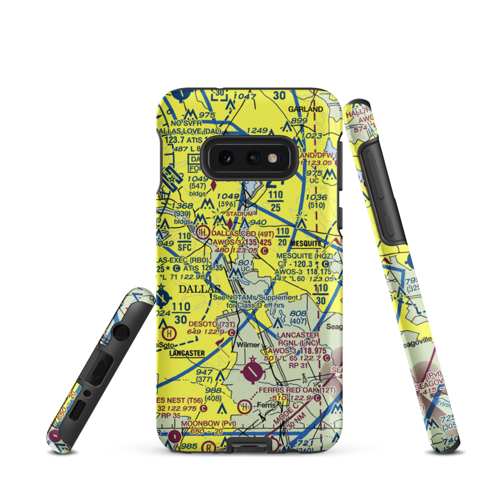 Culp Airport (6TA3) VFR Sectional Samsung Phone Case Samsung Galaxy S10e model shown