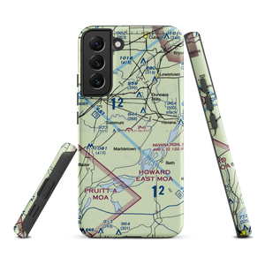 Curless Airport (IS08) VFR Sectional Samsung Phone Case