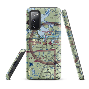 Currier's Seaplane Base (21M) VFR Sectional Samsung Phone Case