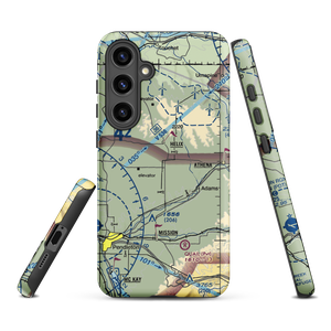 Curtis Airfield (OG08) VFR Sectional Samsung Phone Case