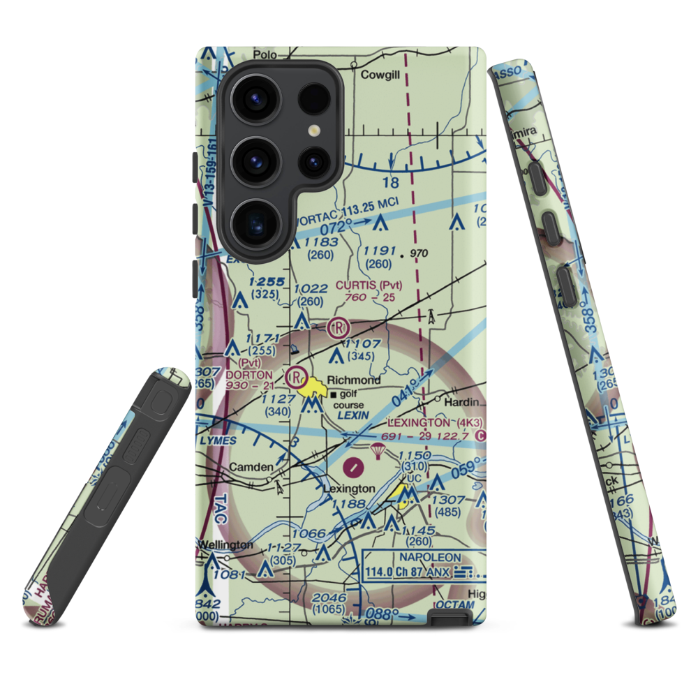 Curtis Field (8MO3) VFR Sectional Samsung Phone Case Samsung Galaxy S23 Ultra model shown