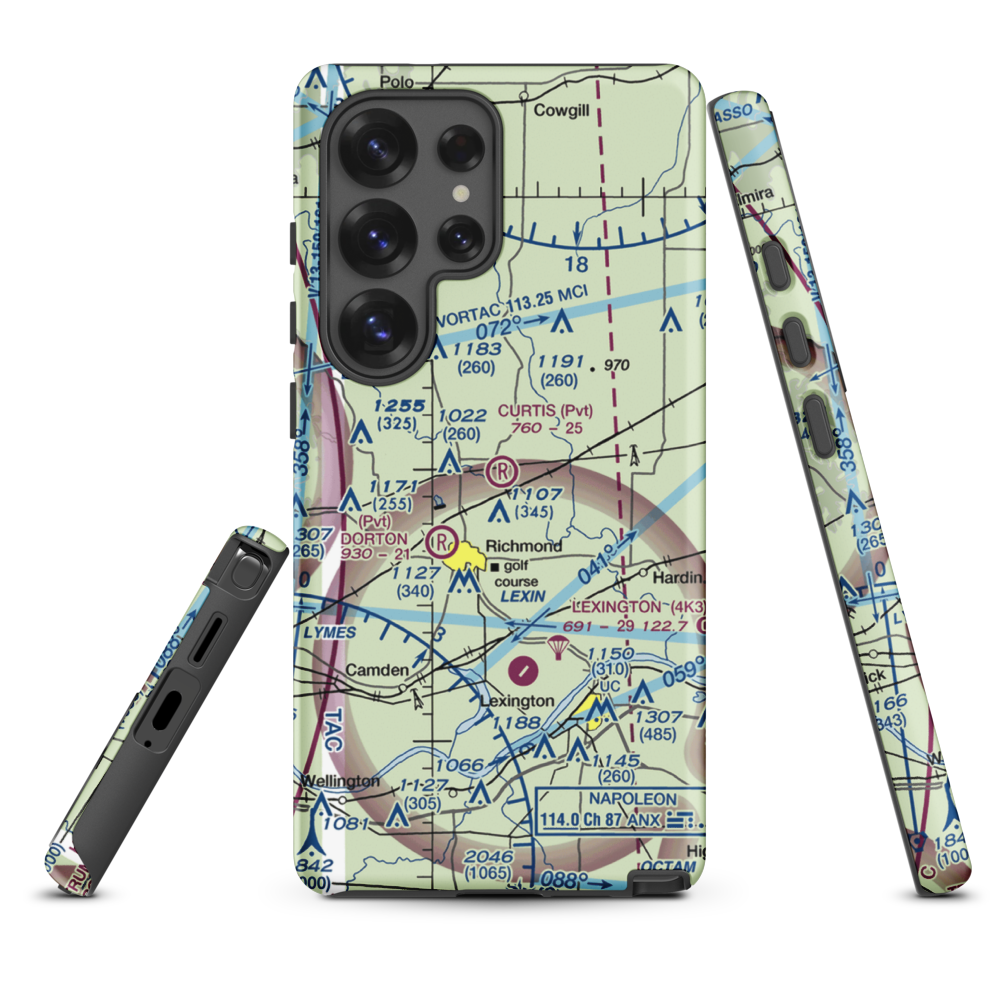 Curtis Field (8MO3) VFR Sectional Samsung Phone Case Samsung Galaxy S25 Ultra model shown